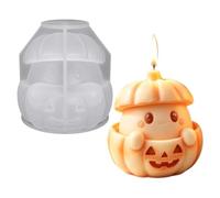 Pumpkin And Bat-shaped Silicone Molds, Halloween Ghost Pumpkin Candle Scent