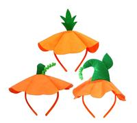 Pumpkin Basches For Women - Elastic Pumpkin | Accessori Per Capelli | Costumi E Forniture Per Feste | Cine Per Capelli Di Zucca Per Festival, Vestiti Ed Eventi A Tema