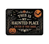 Pumpkin Bat Skull Halloween Carpet | Halloween Floor Mat 80x50cm