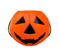 Pumpkin Bucket with Handle Portable Halloween Snack Basket | Pumpkin Bucket With Handle Holds Snacks Treats And Small Items While Adding Seasonal Fun During Halloween Celebrations Easily
