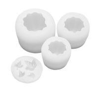 Pumpkin Candle Mold - 4 Pieces Autumn Maple Leaves Thanksgiving Decoration,