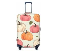 Pumpkin - Copertura per valigia, per il Ringraziamento, elastica, antigraffio, antipolvere, adatta per bagagli da 56 a 61 cm, Multicolore, XL