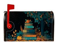 Pumpkin Coperture magnetiche per cassette postali, copertura per cassetta postale rustica autunnale per libri autunnali color foglia di tè, decorazione per giardino, patio, 45,7 x 53,3