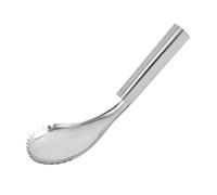 Pumpkin Core Remover Tool - 23cm / 9.06 Inches Stainless Steel Manual Serrated Spoon - Carving Spoon Cutter,for Fruits Vegetables Squash Veggie Hamimelon Papaya Kitchen Home