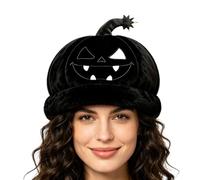 Pumpkin Costume Hat, Plush Halloween Party Headgear With Funny Design, 300g