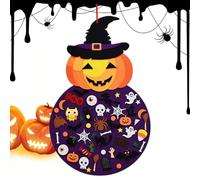 Pumpkin Craft Kit - Felt Cloth | DIY Hanging Decoration, 21.26 Inch