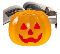 Pumpkin Decorations, Luminous Figurines, 0.79x0x79x0.63 Inches Small Resin Ornament, Fine Festive Detailing, Tabletop Decor for Party, Desk, Garden, Holiday, Atmosphere And Halloween