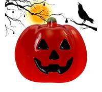 Pumpkin Decorations, Luminous Figurines, 0.79x0x79x0.63 Inches Small Resin Ornament, Fine Festive Detailing, Tabletop Decor for Party, Desk, Garden, Holiday, Atmosphere And Halloween