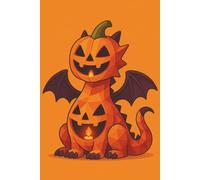Pumpkin Eater Dragon || Lined Notebook, 6x9, 120 Pages: A fiery Halloween journal for notes, sketches, and spooky-season ideas - where pumpkins glow and dragons grin.