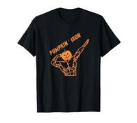 Pumpkin Flex: Il Costume di Halloween Dabbing Musclehead Maglietta