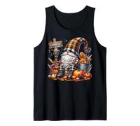 Pumpkin Garden GNOME Grandpa Graphic for Fall Cute Autumn Canotta