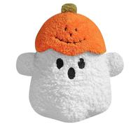 Pumpkin Ghost Plush Toy - Cute Halloween Stuffed Doll, Soft Hugging Pumpkin Ghost Plush, Cute Halloween Decorative Stuffed Toy for Kids, Sofa, Bed, Car, Office, School & Dorm Room Seasonal Gift