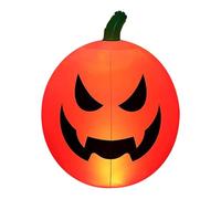 Pumpkin Gonfiabile di Halloween - Jack esterno illuminato Oro LANTERE DECOR | Decorazione del cortile di respiro al prato, del giardino, del portico o della festa, Halloween gonfiabile con un