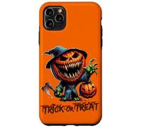 Pumpkin Jack O Lantern scary Face pumpkin monster Halloween Custodia per iPhone 11 Pro Max