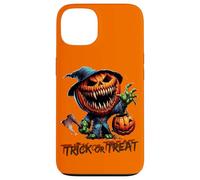 Pumpkin Jack O Lantern scary Face pumpkin monster Halloween Custodia per iPhone 13