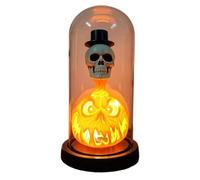 Pumpkin Lamp - Halloween Light Up Party Decorations with Dome Cover