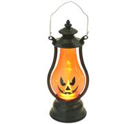 Pumpkin Lantern Light - LED Spooky Party Decor, Portable Fireplace Lamp