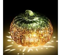 Pumpkin Led Lights, Halloween Tavolo Lamp, Ambient Glow Lantern, 15 x 15 cm, Festive Fall Decor, Battery Operated Night Light for Indoor Bedroom Porch Garden Parties Cozy Atmosphere Seasonal