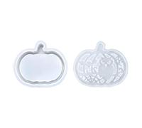 Pumpkin Mold Set, Silicone Casting Kit, Reusable Resin Craft Molds, Heat Resistant Plaster Shapes, Holiday Theme Crafts for Table Centerpieces, Home, Living Room, Wax and Epoxy Projects