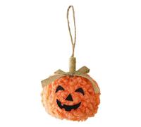 Pumpkin Ornaments, Smiling Pumpkin Doll Pendants, Halloween Decor Accents, Lightweight and Easy to Use for Farmhouse, Room, Garden, Shelf, Window, Outdoor Display, 3.54 Inches