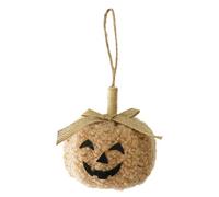 Pumpkin Ornaments, Smiling Pumpkin Doll Pendants, Halloween Decor Accents, Lightweight and Easy to Use for Farmhouse, Room, Garden, Shelf, Window, Outdoor Display, 3.54 Inches