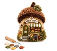Pumpkin Patch Cottage 3D Fabric Craft Kit for Adults, No-Sew DIY Decor (C)