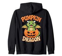 Pumpkin Patch Dragon Bearded Dragons Halloween Felpa con Cappuccio