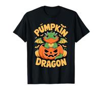 Pumpkin Patch Dragon Bearded Dragons Halloween Maglietta