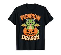 Pumpkin Patch Dragon Bearded Dragons Halloween Maglietta
