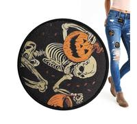 Pumpkin Patches, Halloween Embroidered Applique Patch, 3.15 Inches, Iron On or Sew On Design, Sturdy Thread Stitching, Seasonal Craft Decoration for Jackets, Jeans, Bags, Costumes, Party Wear