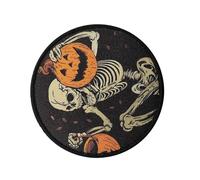 Pumpkin Patches, Halloween Embroidered Iron-On Patch, Seasonal Fall Decoration on Your Fabric, Spooky Craft Accessory, Ideal for Pants, Hats, Jackets, Holiday Clothing, Party Favors, Projects