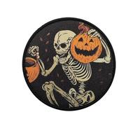 Pumpkin Patches, Halloween Embroidery Patch, 3.15 Inches Heavy Duty Seasonal Holiday Craft Decorations for Jackets Jeans Pants Hats Backpacks Clothes Dress Costume Parties Favors