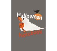 Pumpkin Paws - Funny Halloween Dog Notebook