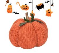 Pumpkin per la decorazione - decorazioni di zucca di Halloween, centrotavola del Ringraziamento | Ornamento autunnale fatto a mano per la visualizzazione su scrivania di lavoro, scaffali,
