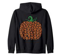 Pumpkin Pi Pie Zucca Squash Pi Menu Happy Pi Day 3.14 Felpa con Cappuccio