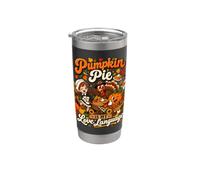 Pumpkin Pie è il mio linguaggio d'amore Divertente dessert del Ringraziamento Bicchiere termico in acciaio inox doppia parete