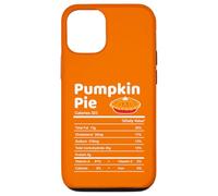Pumpkin Pie Fatti nutrizionali Divertente Ringraziamento Umorismo familiare Custodia per iPhone 12/12 Pro