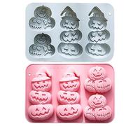 Pumpkin Silicone Mold, Chocolate Tray, Non Stick Baking Tool with Flexible Base, Heat and Cold Resistant, Dessert Shaper for Cupcake, Candy, Baker, Kitchen, Home Use, 8.5x5.71x1.02 Inches