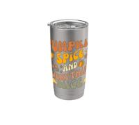 Pumpkin Spice And Everything Nice Fall Season Fall Bicchiere termico in acciaio inox doppia parete