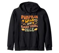 Pumpkin Spice And Everything Nice Fall Season Fall Felpa con Cappuccio
