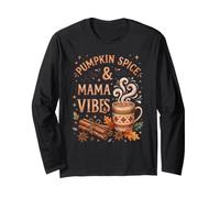 Pumpkin Spice Camicia da Donna per Il Ringraziamento Mama Latte Cozy Fall Maglia a Manica