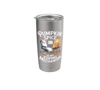 Pumpkin Spice è il mio meccanismo di difesa Pumpkin Spice Nurse Bicchiere termico in acciaio inox doppia parete