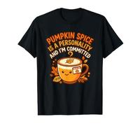 Pumpkin Spice è Un Fan della Stagione della personalità Obsessi Fall Love Maglietta con Stampa Grafica Economica