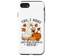 Pumpkin Spice Goose Fall Coffee Lover Autumn Season Custodia per iPhone SE (2020) / 7/8