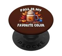 Pumpkin Spice Hot Cocoa Mug Women Fall Is My Favorite Color PopSockets PopGrip Adesivo