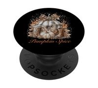 Pumpkin Spice Latte Autunno Caffè Ringraziamento per le donne PopSockets PopGrip Adesivo