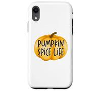 Pumpkin Spice Life Autunno Autunno Cottagecore Coffee Latte Custodia per iPhone XR
