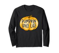 Pumpkin Spice Life Autunno Autunno Cottagecore Coffee Latte Maglia a Manica