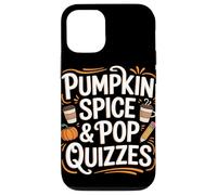 Pumpkin Spice & Pop Quiz Autunno Ritorno a scuola Custodia per iPhone 12/12 Pro