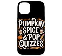 Pumpkin Spice & Pop Quiz Autunno Ritorno a scuola Custodia per iPhone 13